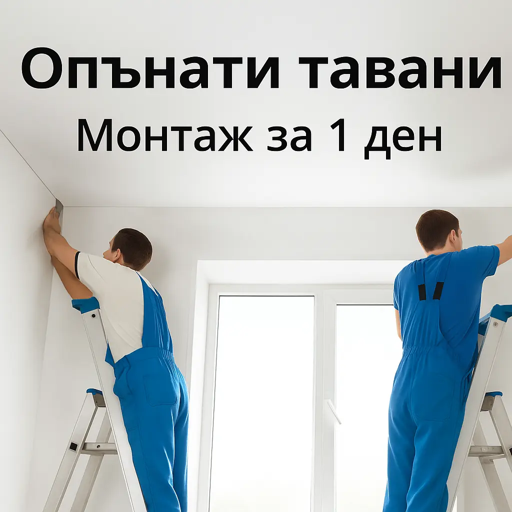 Професионално изпълнение: избор на опънат таван